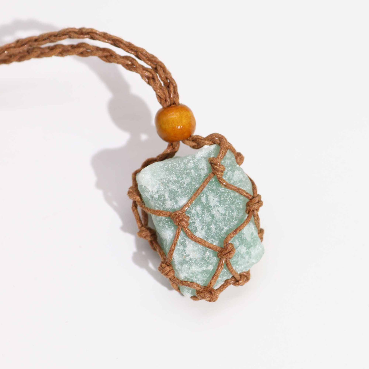 Gemstone Necklace Cord - Brown - Gemstones & Crystals | Hearth & Amble