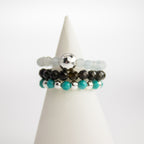 Nymph Spirit Gemstone Ring Set - Endless Ocean