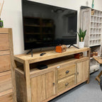 Large TV Stand - Recycled Wood