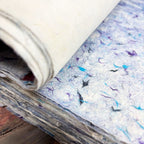Lokta Craft & Wrapping Paper 51x76cm - Blue Cotton