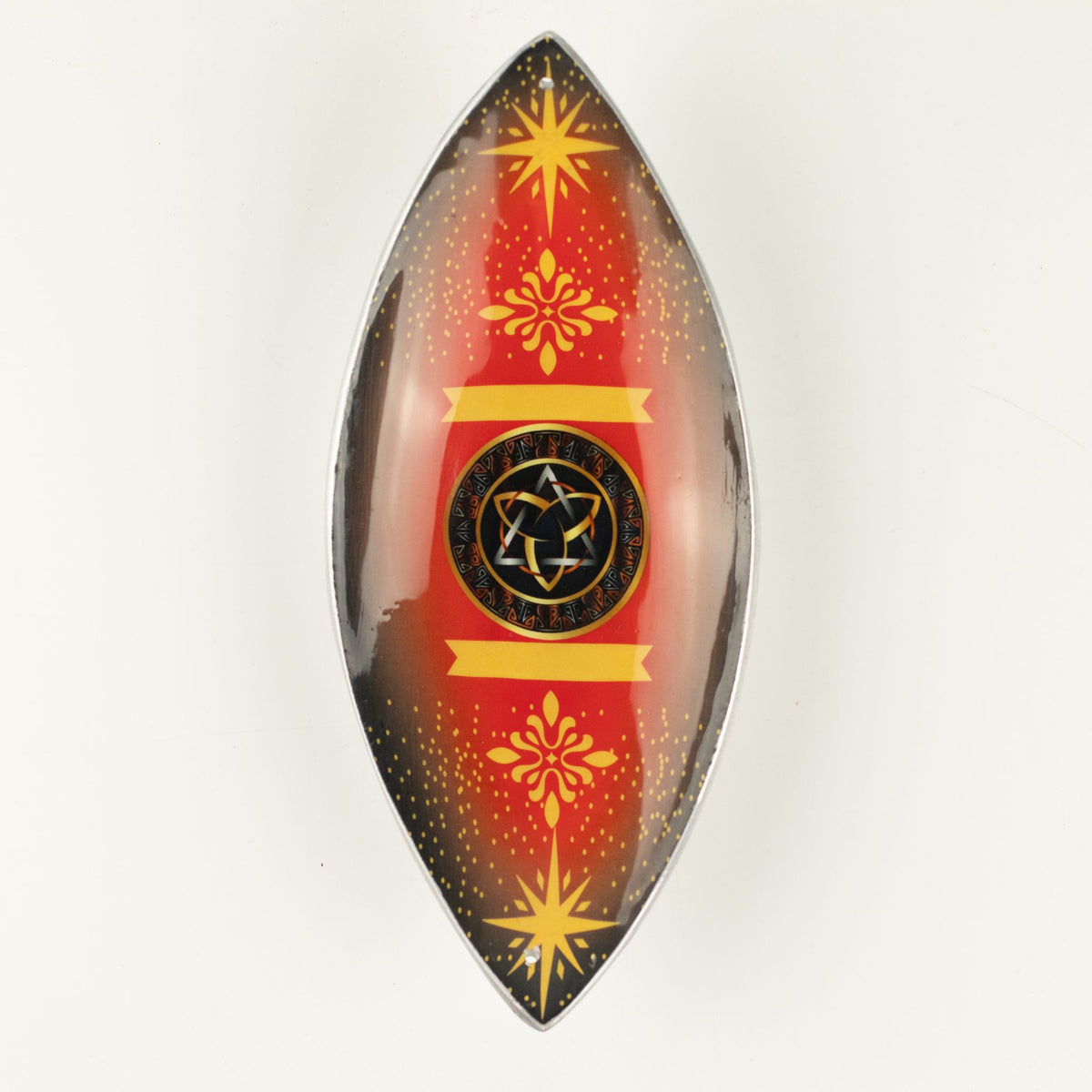 Enamel Incense Bowl - Aluminum - Pagan Triquetra
