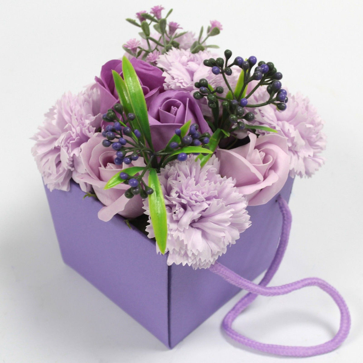 Soap Flower Bouquet - Lavender Rose & Carnation - Soaps | Hearth & Amble