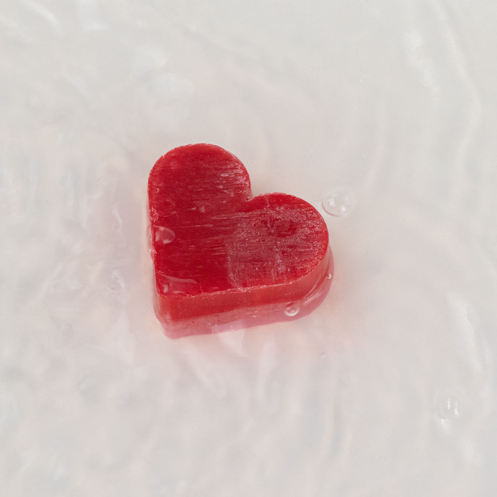 Heart Guest Soap - Raspberry