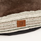 PAW Bed â€“ Medium Sofa â€“ Brown Stripes â€“ 60 Ã— 60 Ã— 28cm