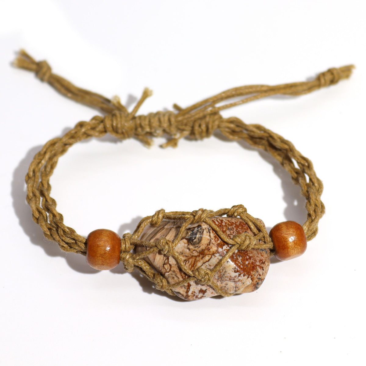 Gemstone Bracelet Cord - Sand - Gemstones & Crystals | Hearth & Amble