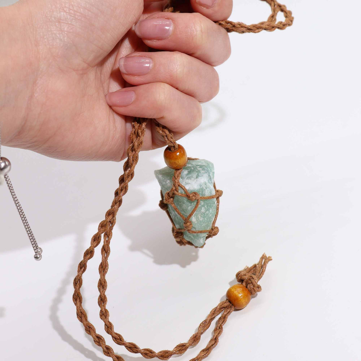 Gemstone Necklace Cord - Brown - Gemstones & Crystals | Hearth & Amble