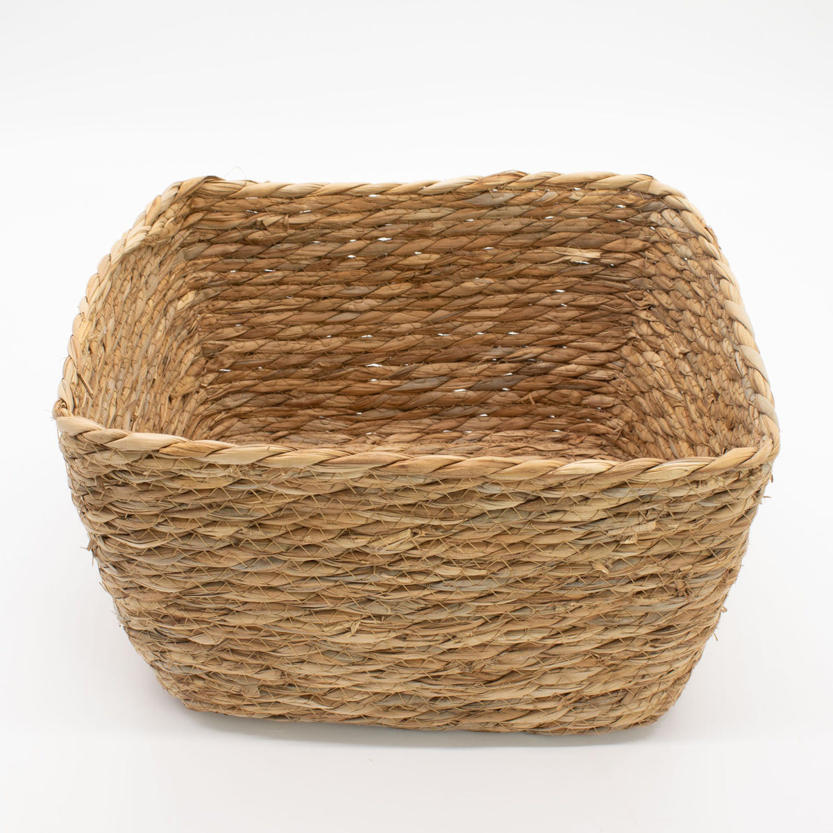 Seagrass Square Baskets - Natural - Set of 3 - Banana Leaf & Seagrass Baskets | Hearth & Amble