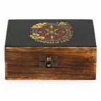 Medium Enamelled Box  - Compass of Life