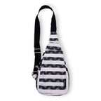 Nomad Sari Jacquard Natural Cross Bag - Atlas Nomad