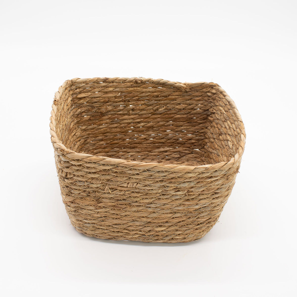 Seagrass Square Baskets - Natural - Set of 3 - Banana Leaf & Seagrass Baskets | Hearth & Amble