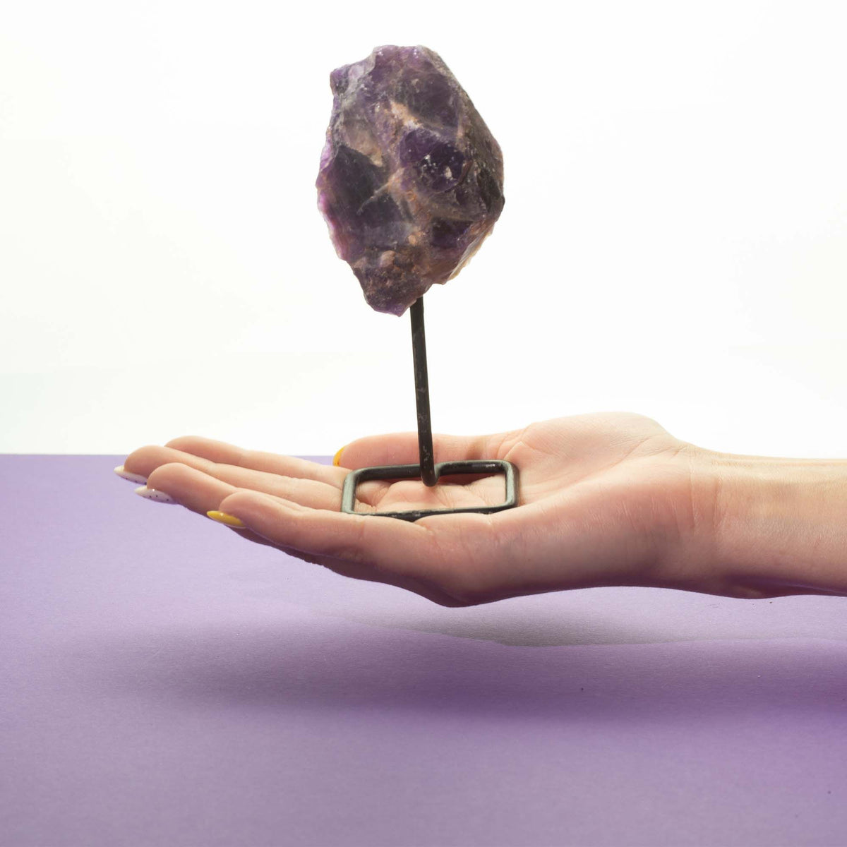 Mineral Specimen on Metal Stand - Amazonite - Rare Mineral Specimens | Hearth & Amble