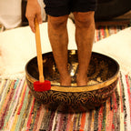 Engraved - Huge Vibrational Feet Standing Bowl - 50x20cm (10.7kg)
