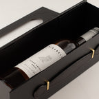 Flat Pack Gift Box - Wine Box Shape  (33.5x10x10.5cm) - Black
