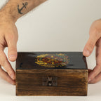 Medium Enamelled Box  - Compass of Life