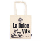 Iconic Basic Tote Bag - La Dolce Vita - Natural 4oz