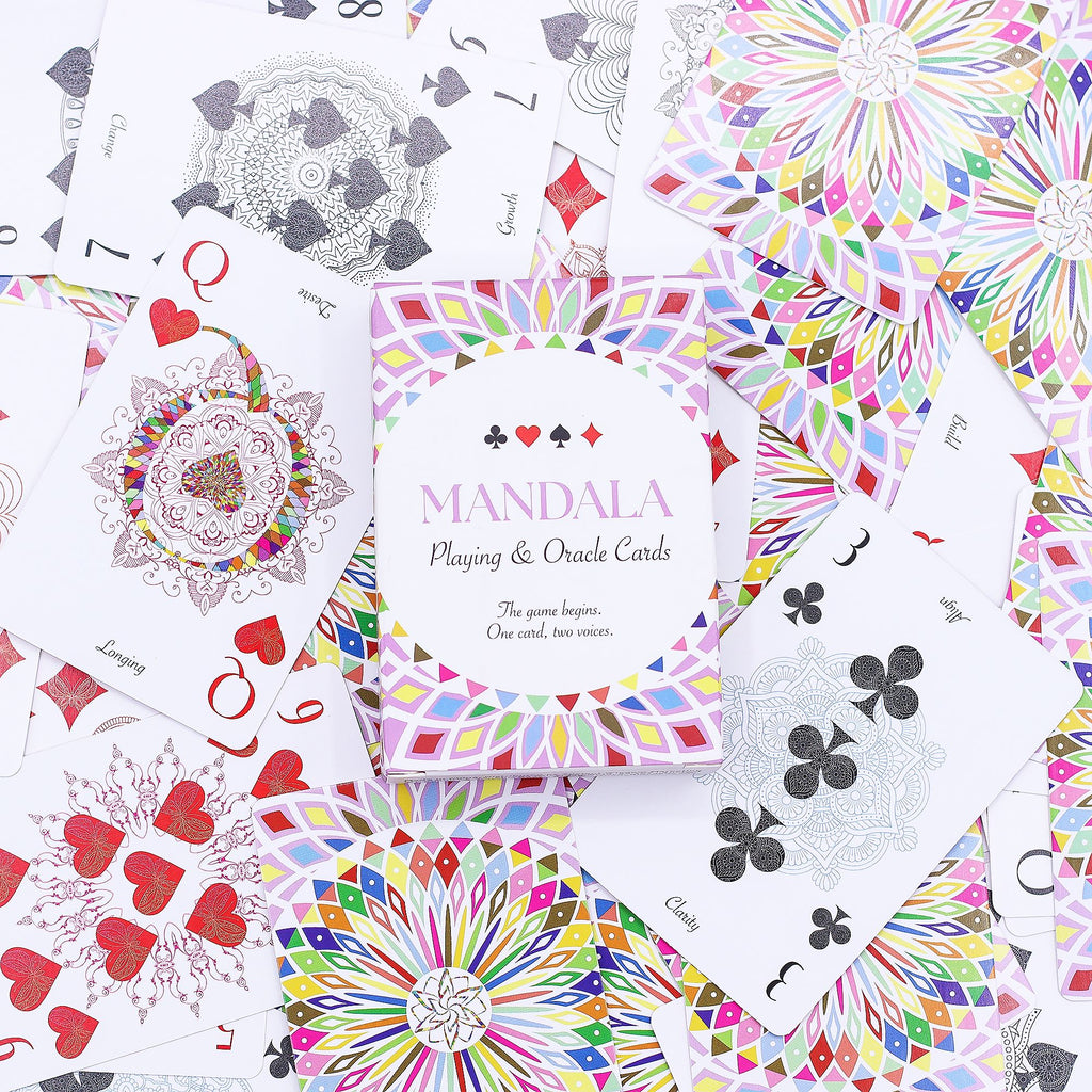 Mandala Playing & Oracle Cards – Kaleidoscope Symmetry