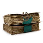 Leather "Never Hide Your Wings" Deckle-edge Notebook (7x5")