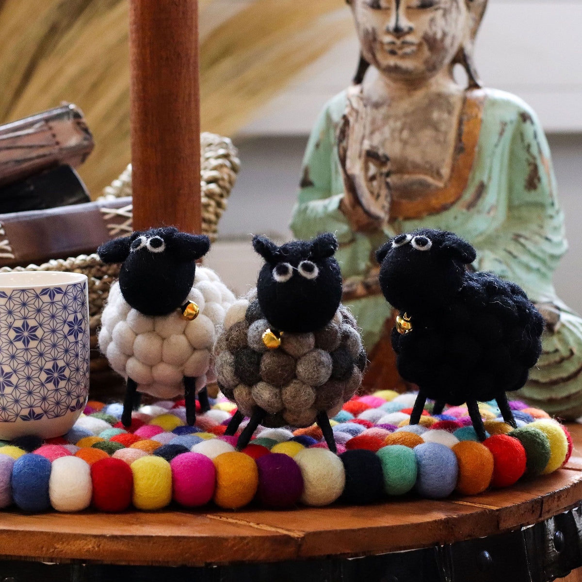 Little Felt Sheep - Black